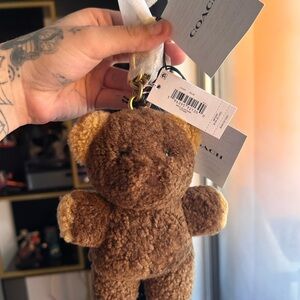 COACH Teddy Bear Bag Charm